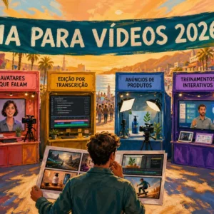 Melhores ferramentas de IA para criar vídeos em 2026: comparativo completo