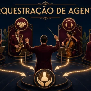 Orquestração de agentes de IA: como conectar vários agentes em um único processo